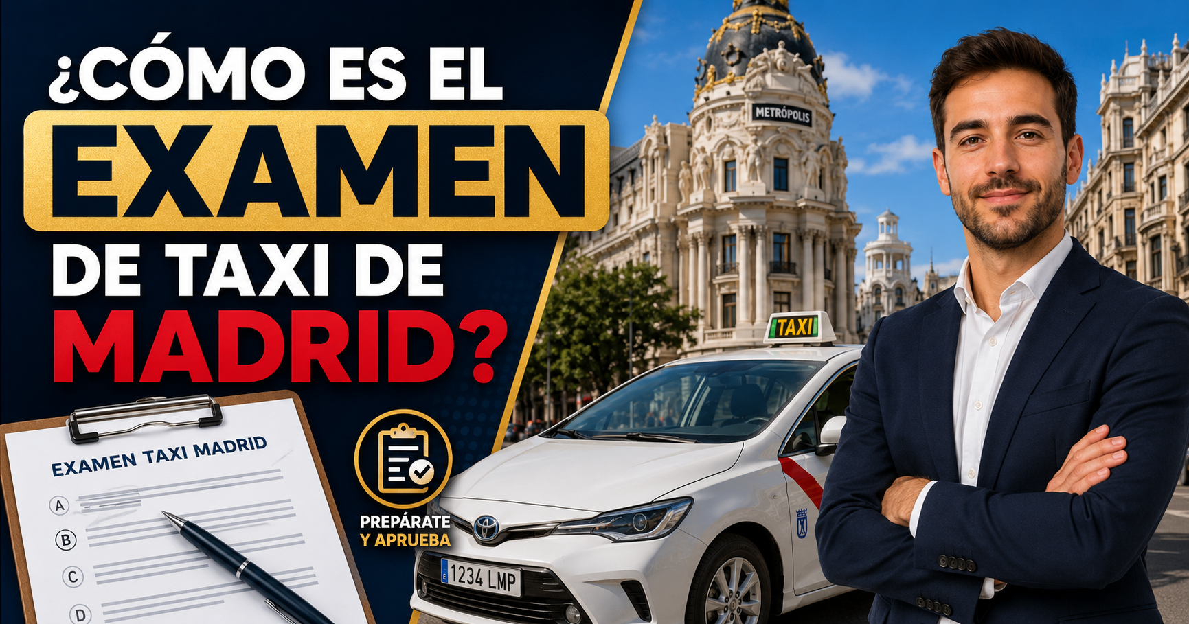 Cómo es el examen de Taxi